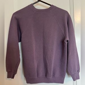 Hanes Her Way purple sweatshirt